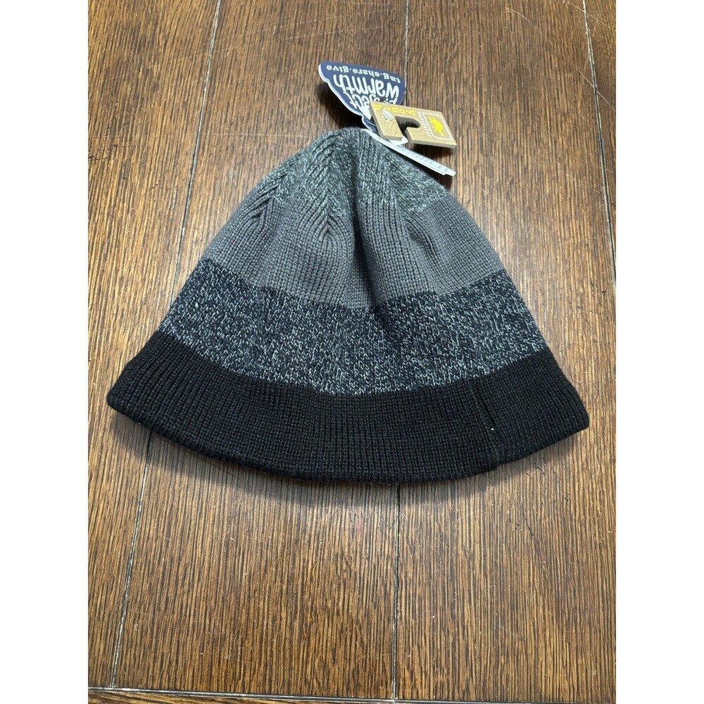 Kids Youth Turtle Fur Black Gray Wool Hat BTV. NWT